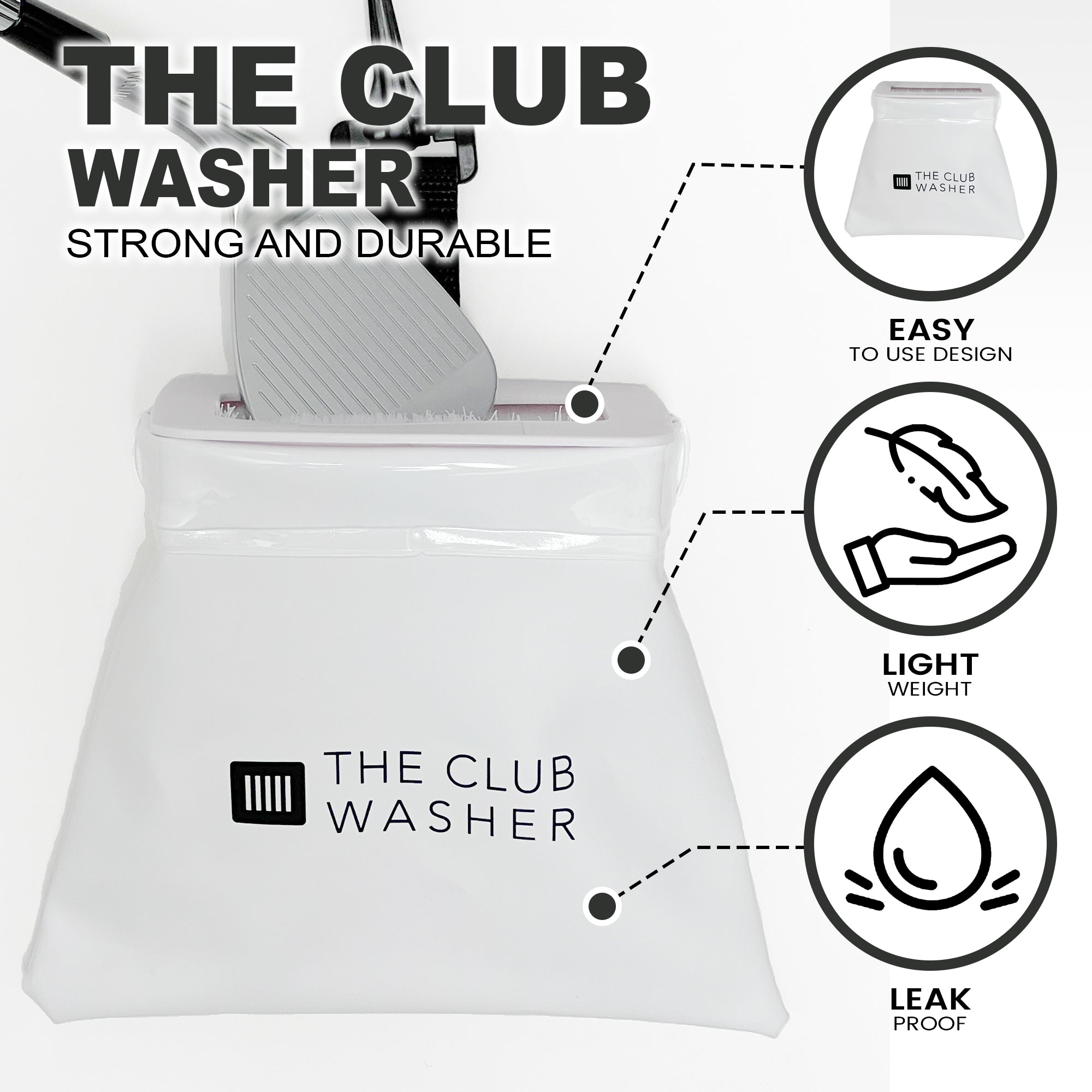 The Club Washer - White